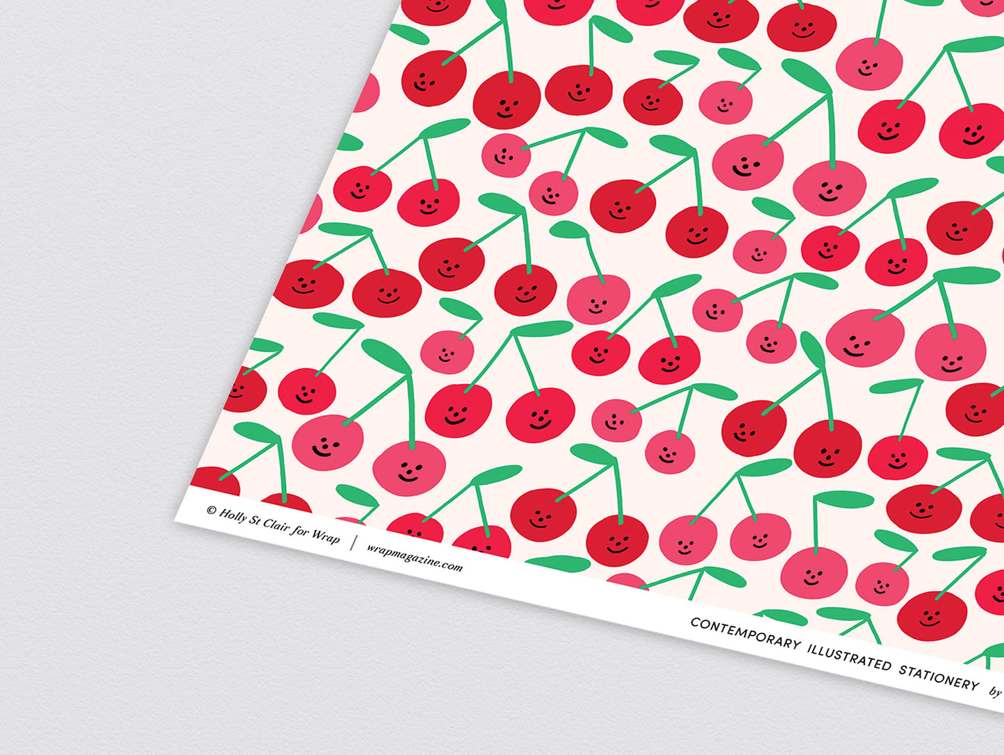 Cherries Wrapping Paper by Wrap Stationery