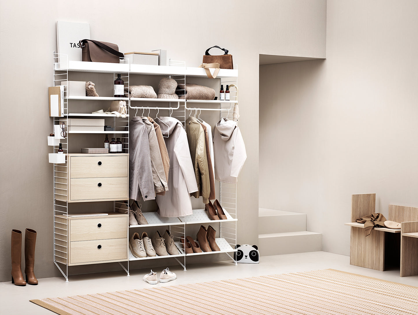 String System Chest with 2 Drawers