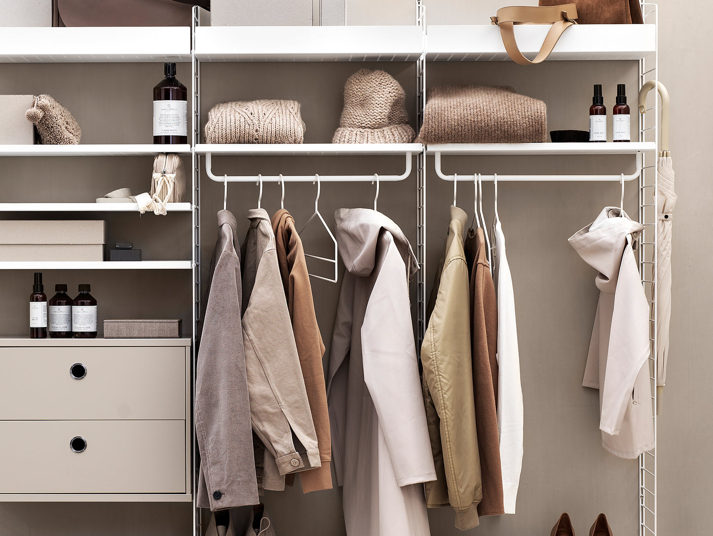 String Plus Coat Hangers - White