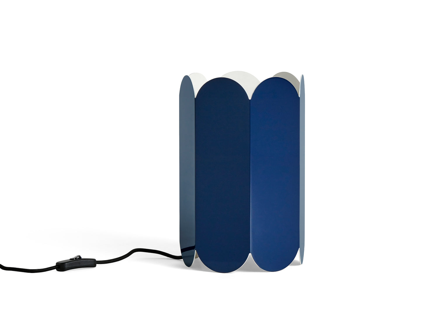 Cobalt Blue Arcs Table Lamp by HAY