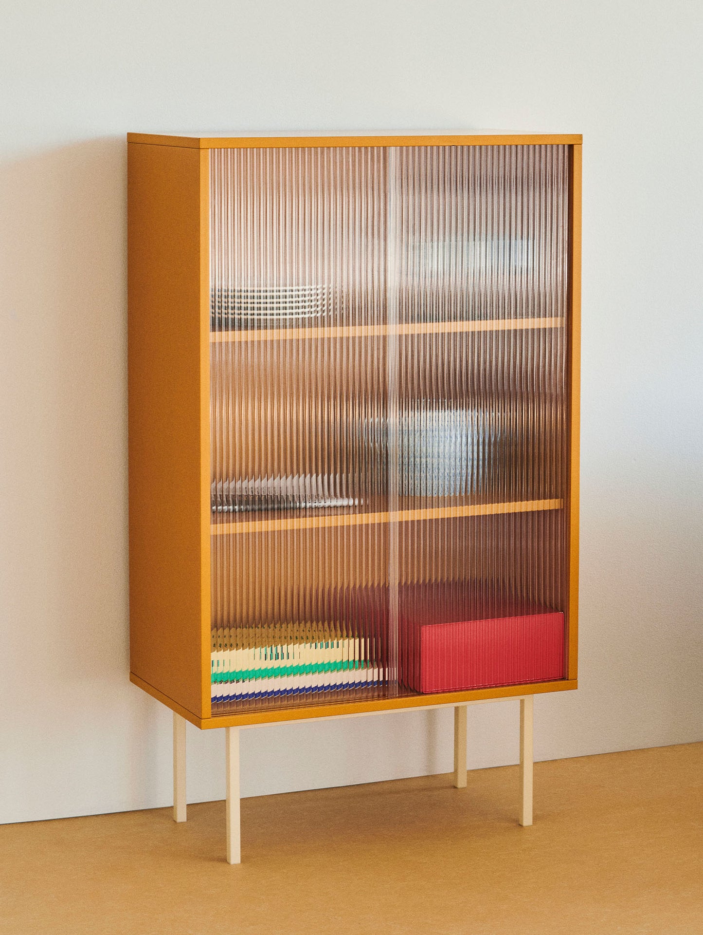 Tall Colour Cabinet by HAY - Yellow