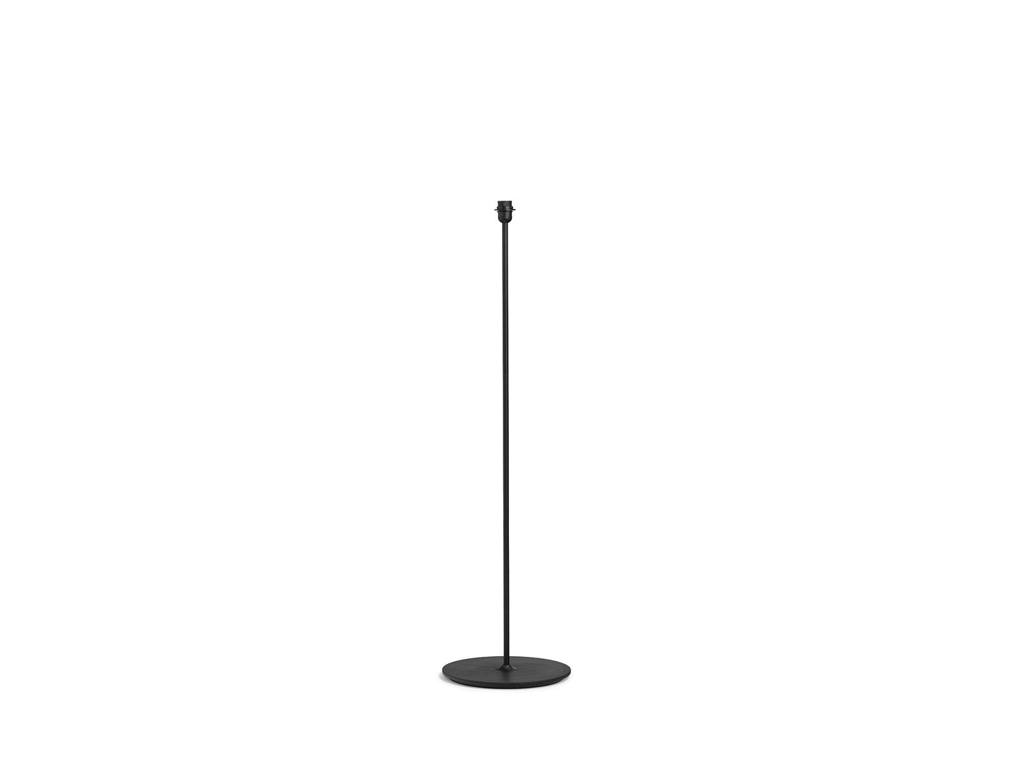 Common Floor Lamp by HAY - Soft Black Stem / Black Steel Base