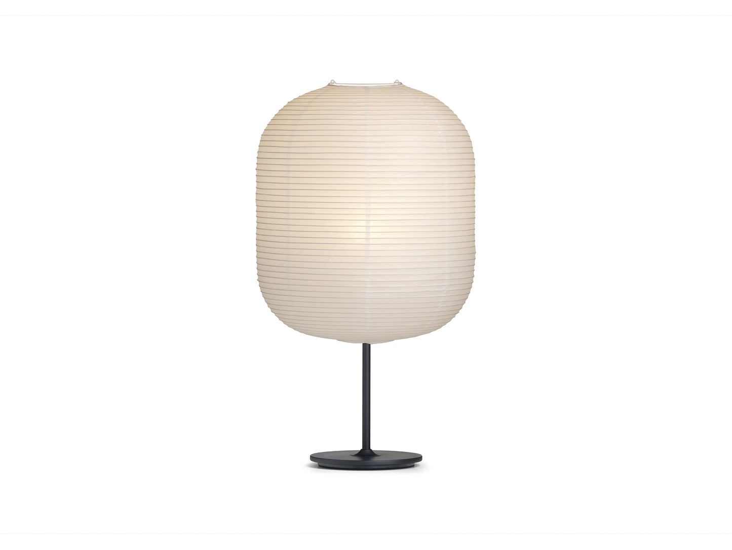 Common Table Lamp by HAY - Oblong Shade / Soft Black Stem / Black Steel Base