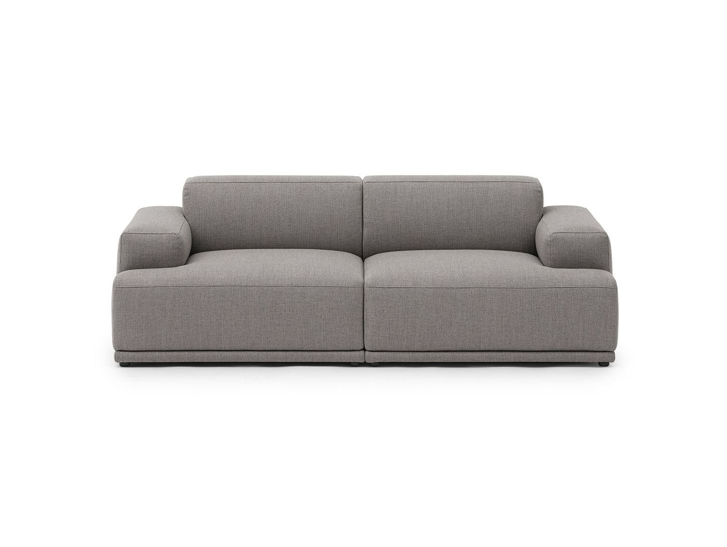 Connect Soft 2-Seater Modular Sofa by Muuto - Configuration 1 / Re-wool 128