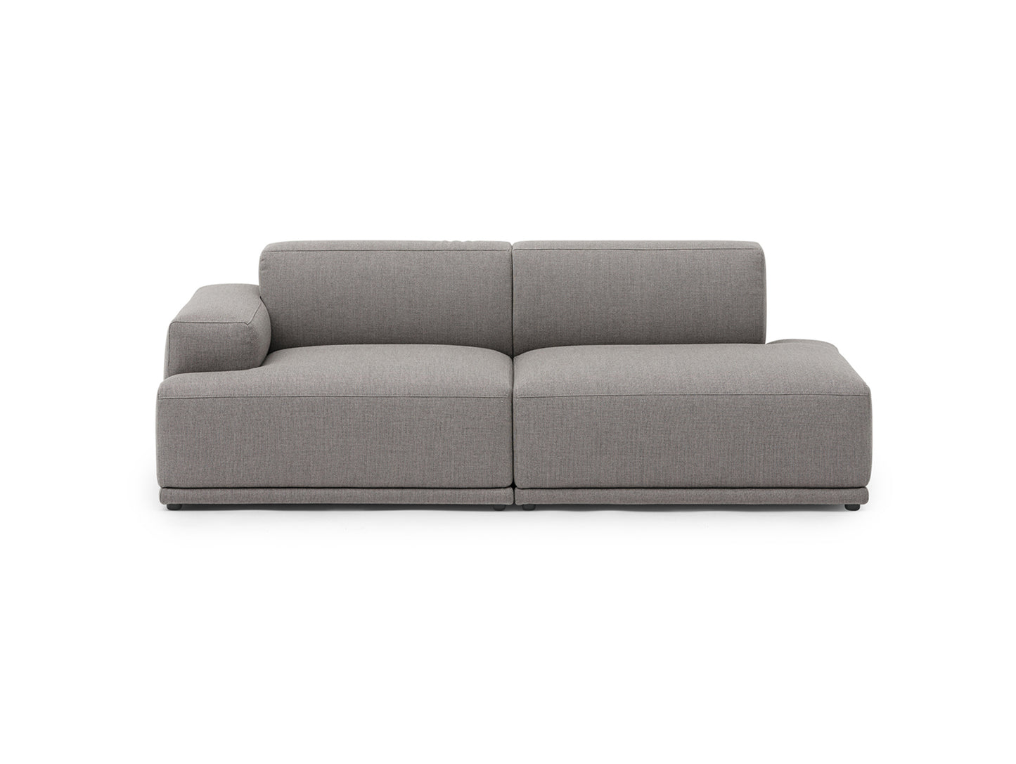 Connect Soft 2-Seater Modular Sofa by Muuto - Configuration 2 / Re-wool 128
