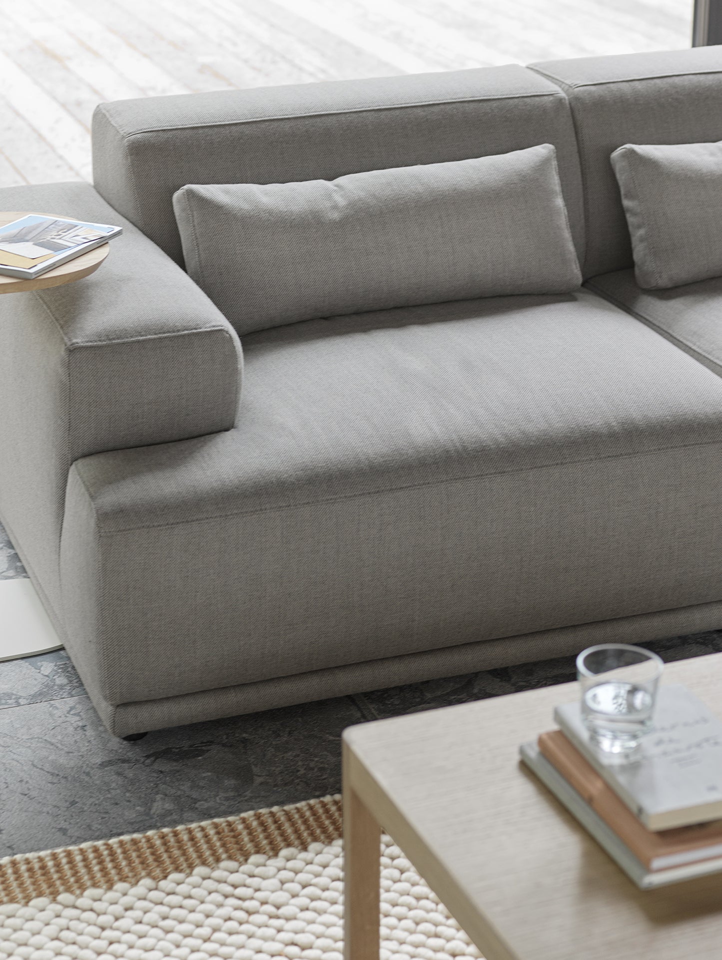 Connect Soft Corner Modular Sofa by Muuto - rewool 128