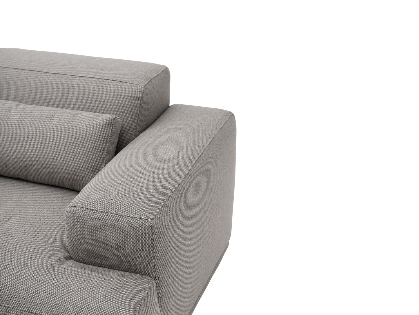 Connect Soft 2-Seater Modular Sofa by Muuto - Configuration 1 / Re-wool 128