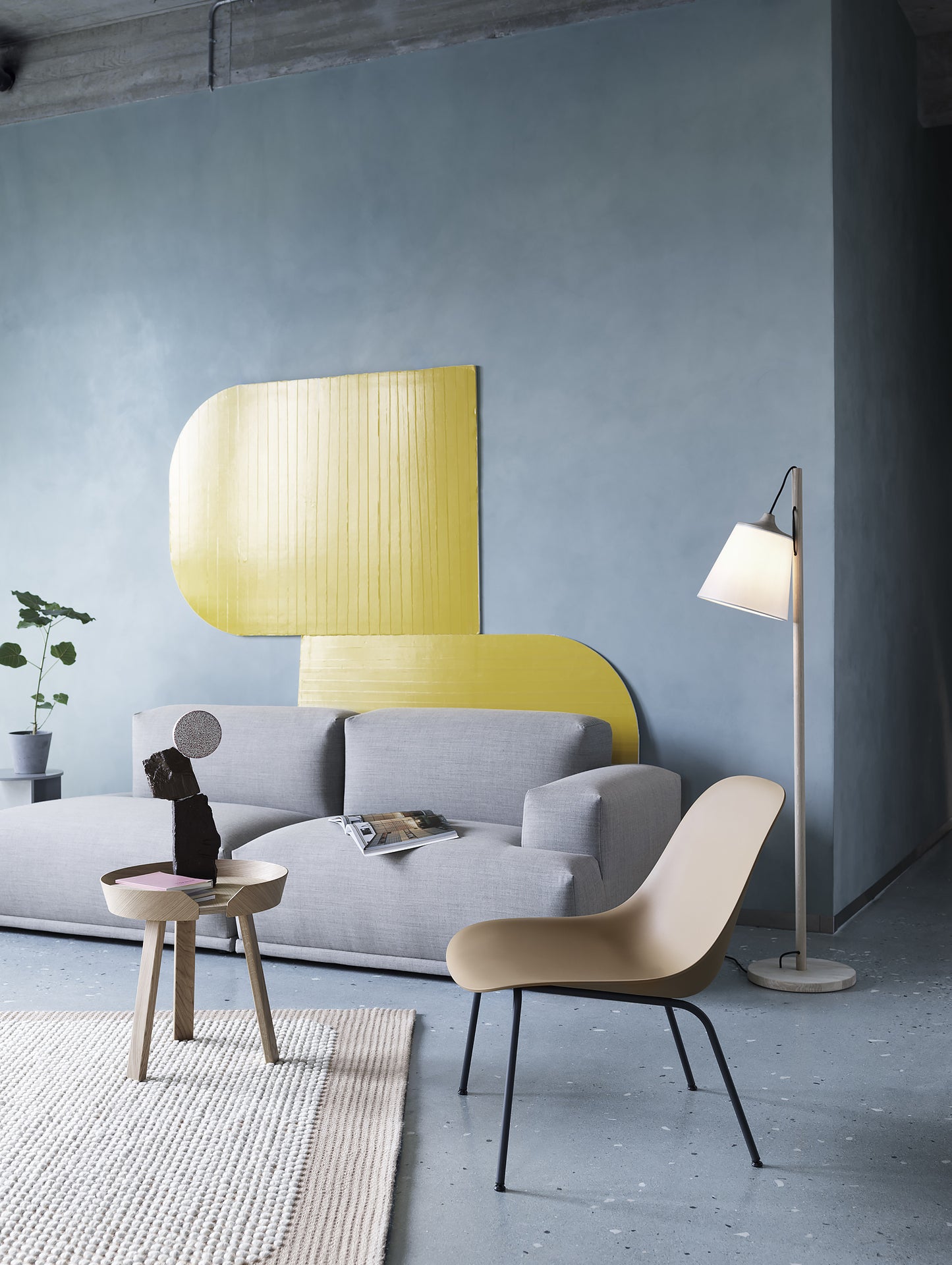 Connect Modular Sofa by Muuto - Module B+F / Steelcut Trio 133