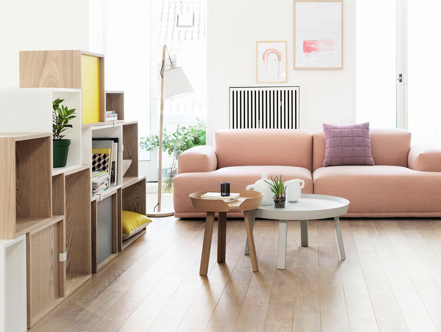Connect Modular Sofa by Muuto - Module A+B / Steelcut Trio 515