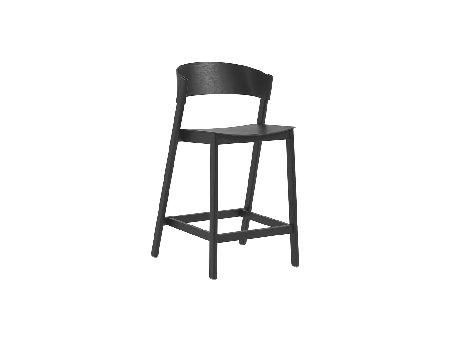 Cover Counter Stool by Muuto - Black