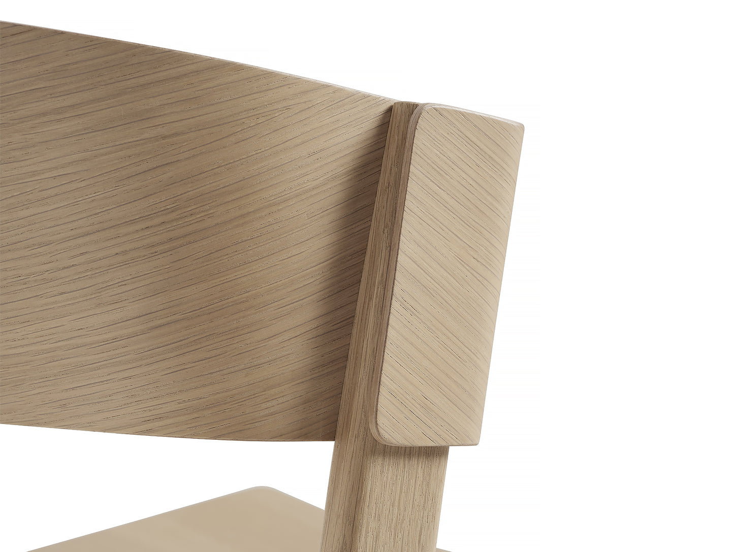 Natural Oak Cover Side Chair by Muuto