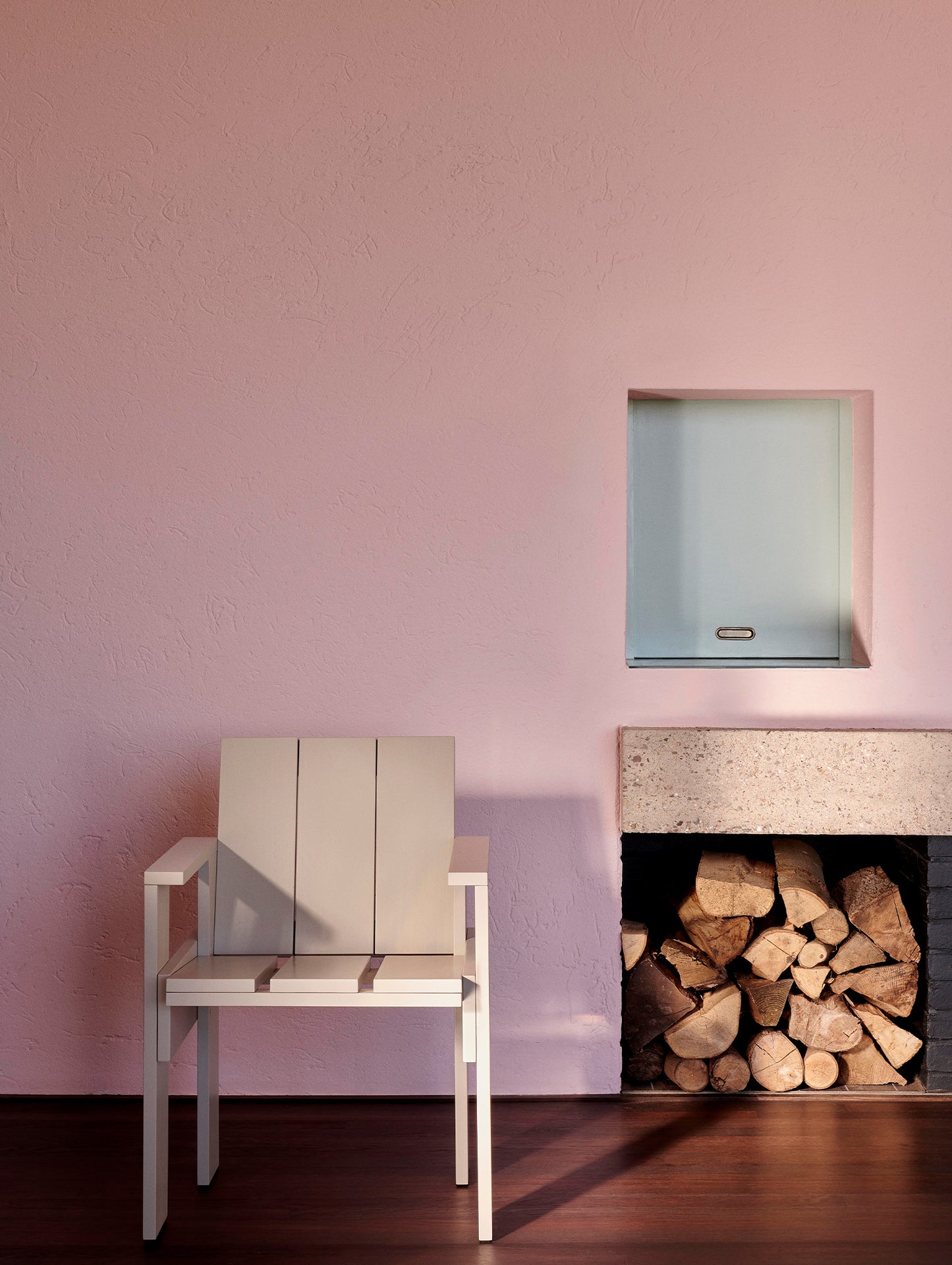 Crate Dining Chair in London Fog by HAY