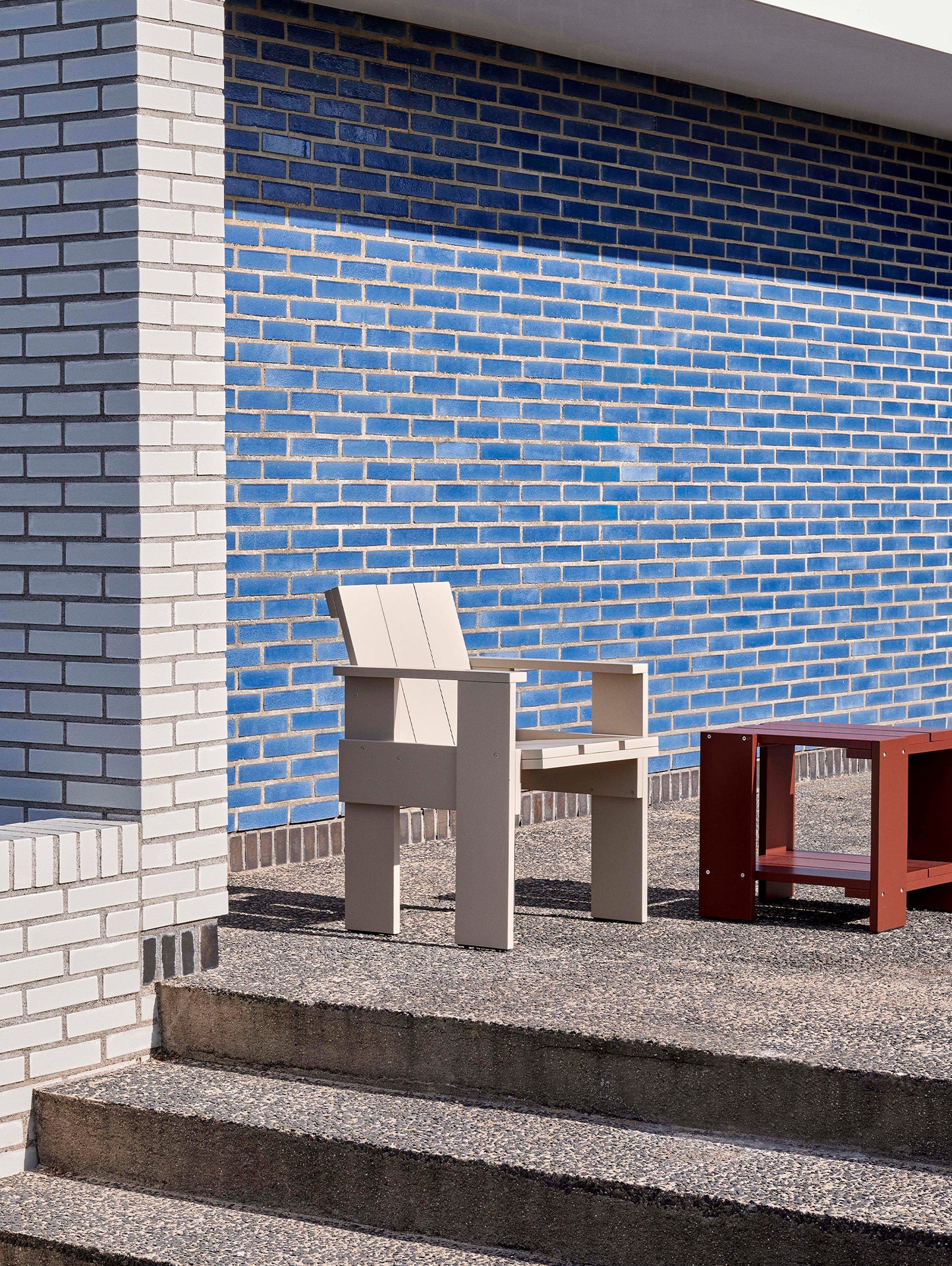 Crate Dining Chair in London Fog by HAY