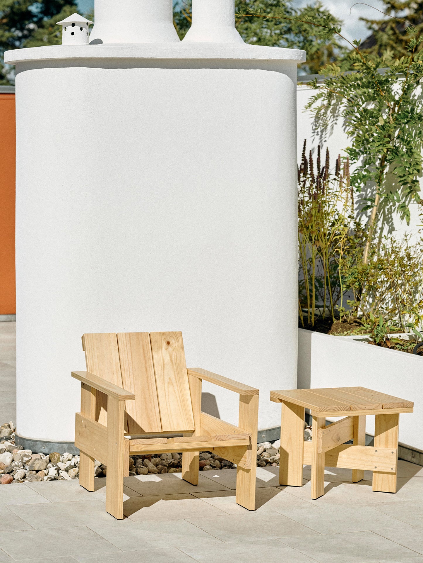 HAY Crate Lounge Chair - Lacquered Pinewood