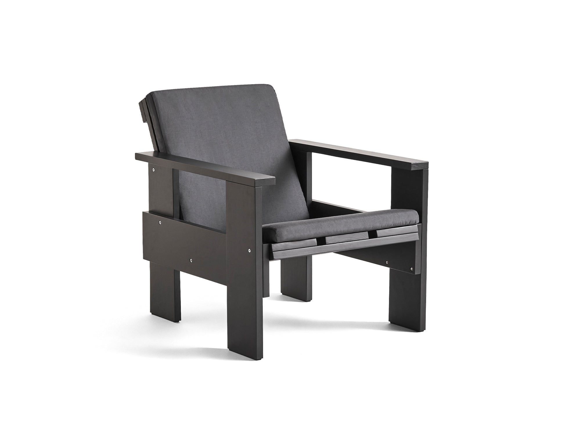 Crate Dining Chair Seat Folding Cushion by HAY - Anthracite