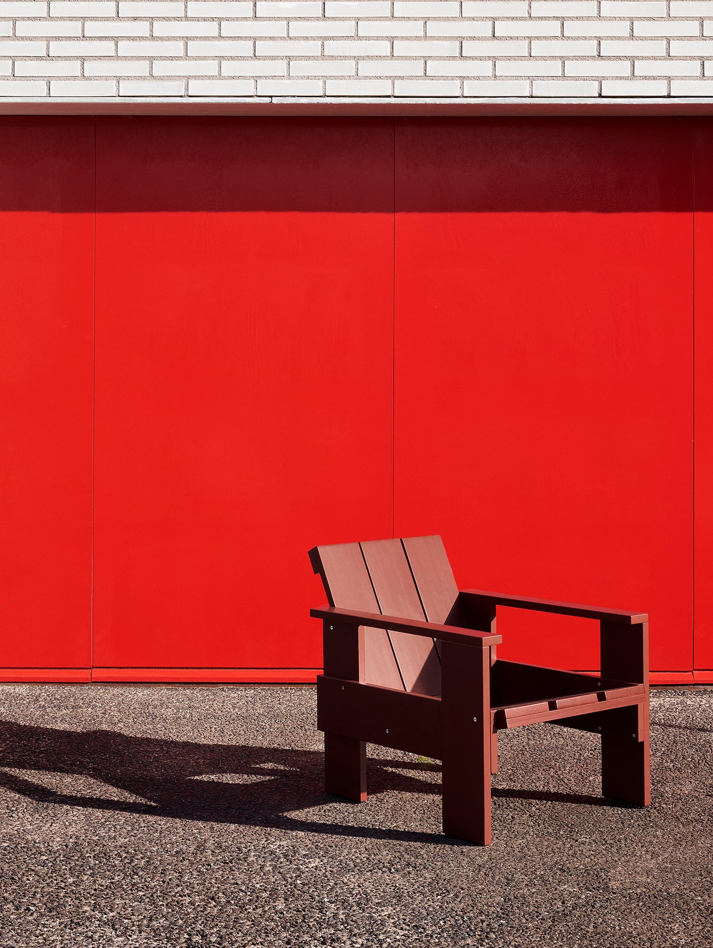 Crate Lounge Chair by HAY - Iron Red