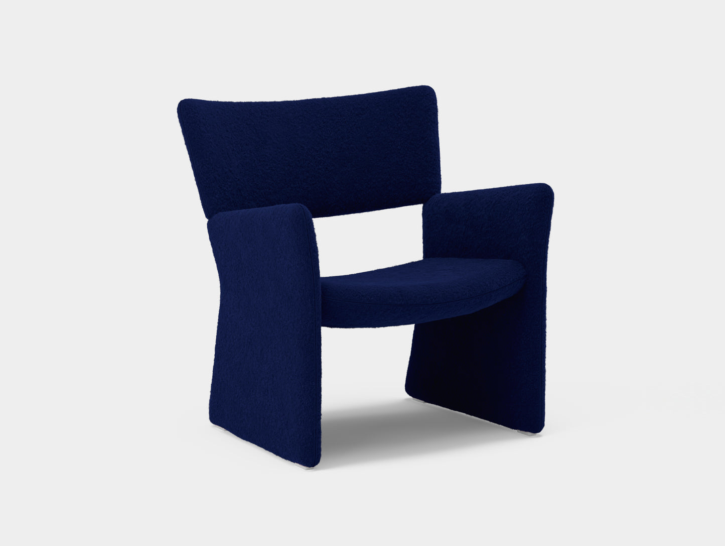 Crown Easy Chair by Massproductions - Kvadrat Silas 754