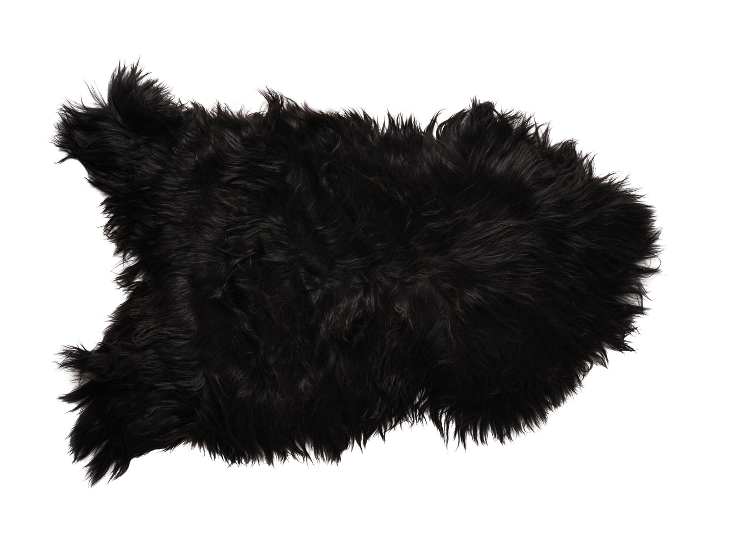 Cuero Long-haired Sheepskin - Black