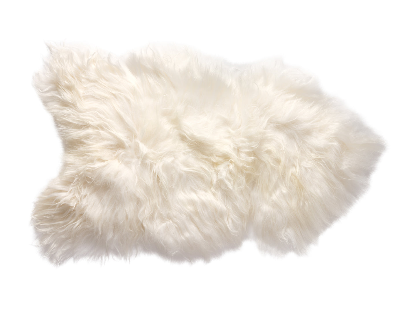 Cuero Long-haired Sheepskin - White