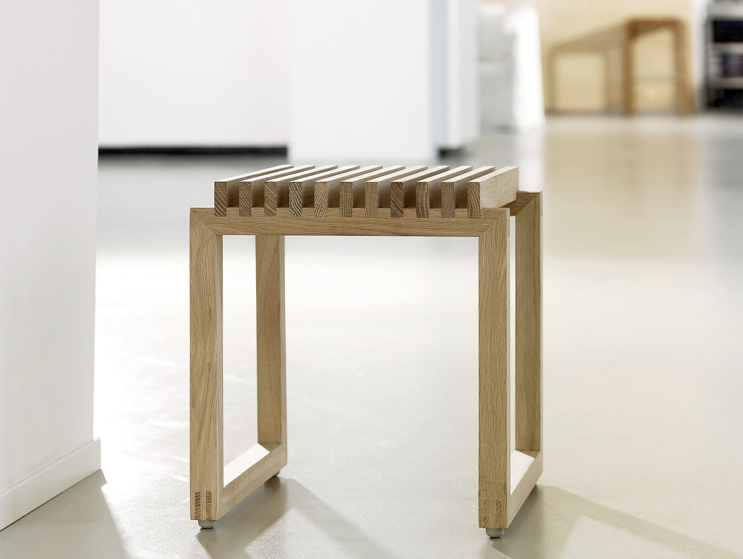 Untreated Oak Cutter Stool by Skagerak