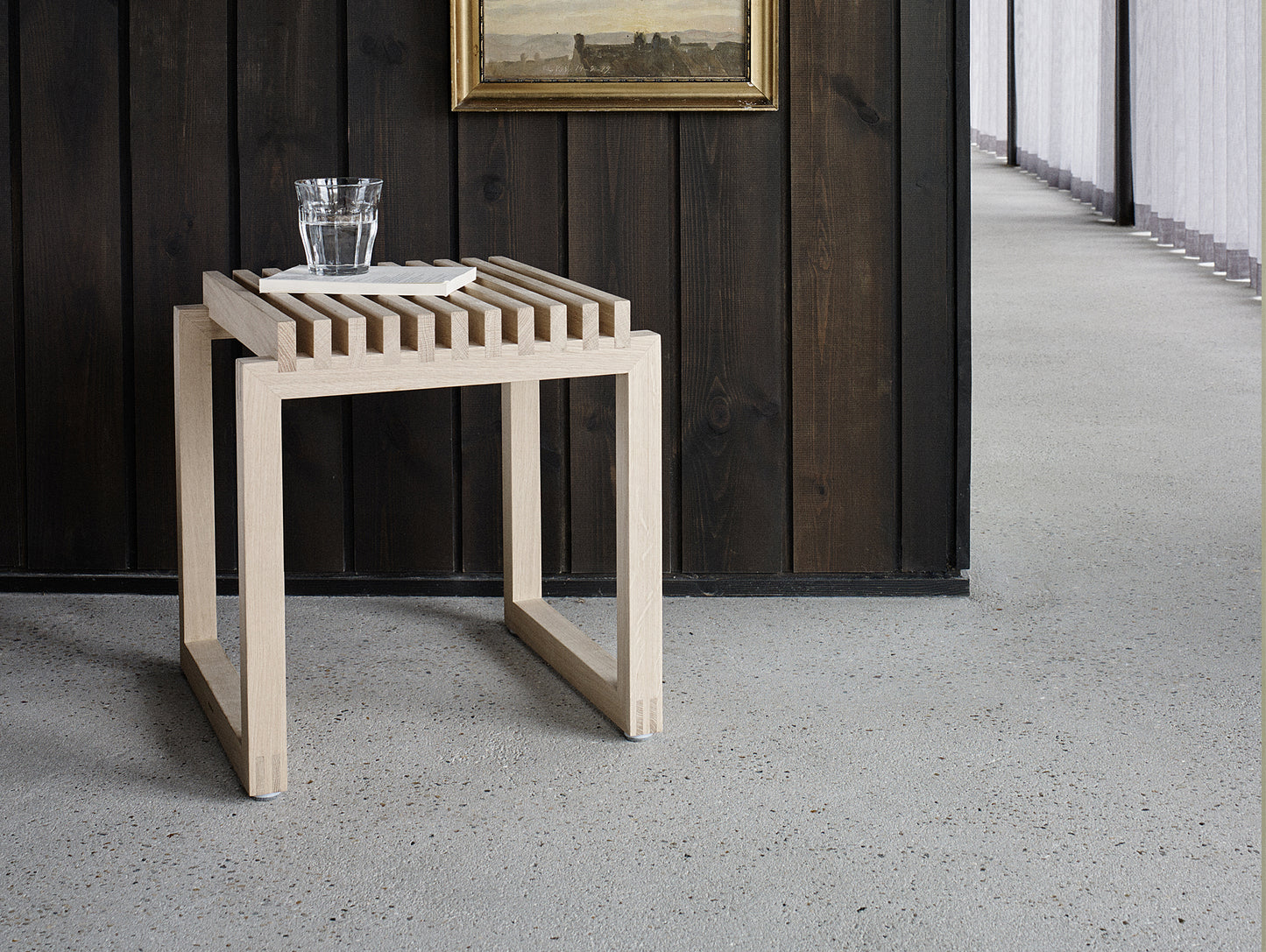 Untreated Oak Cutter Stool by Skagerak