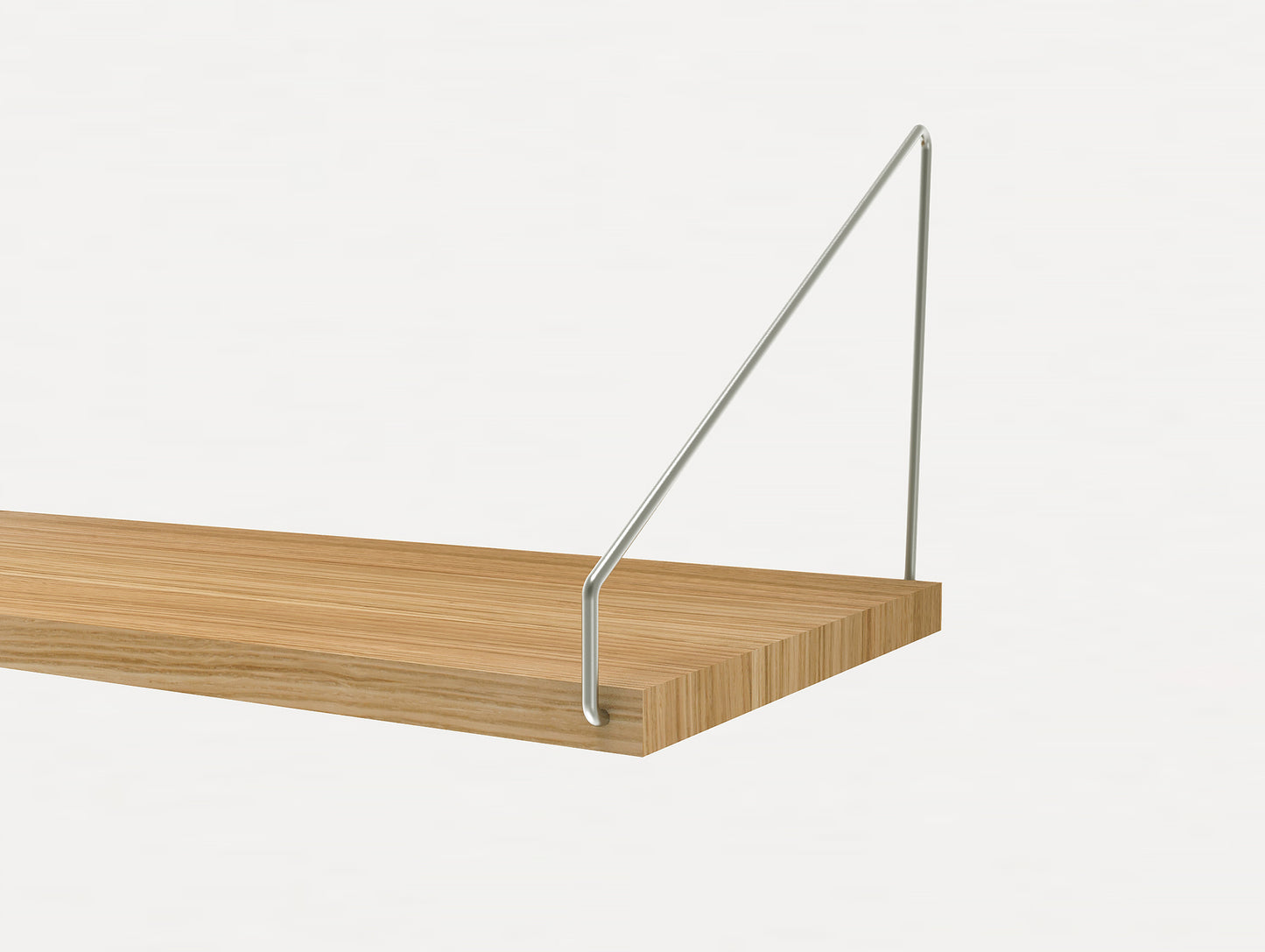 Depth: 20 cm Width: 80 cm Shelf in Natural Oiled Oak by Frama