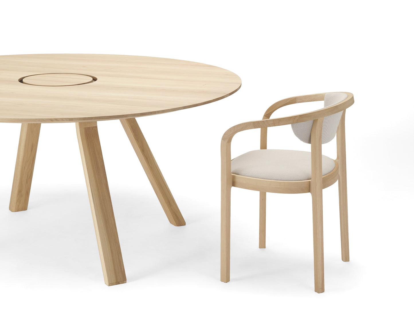 Spectrum Workstation Round by Karimoku New Standard