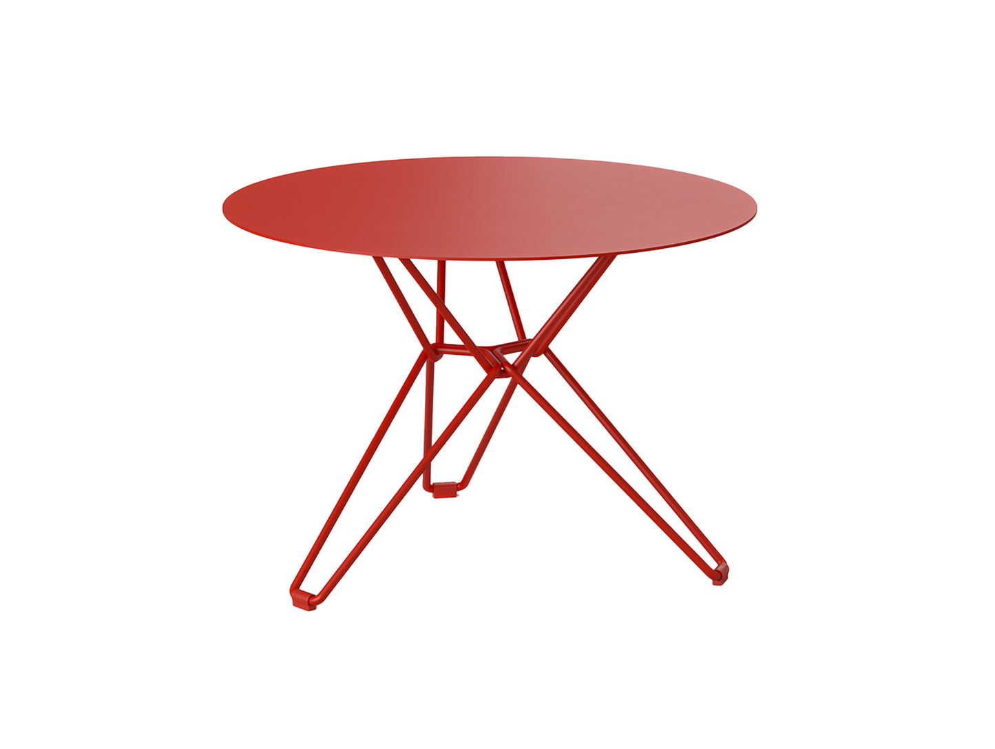 Tio Coffee Table by Massproduction - D60/H42, Pure Red