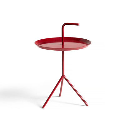 Cherry Red High Gloss DLM Side Table by HAY