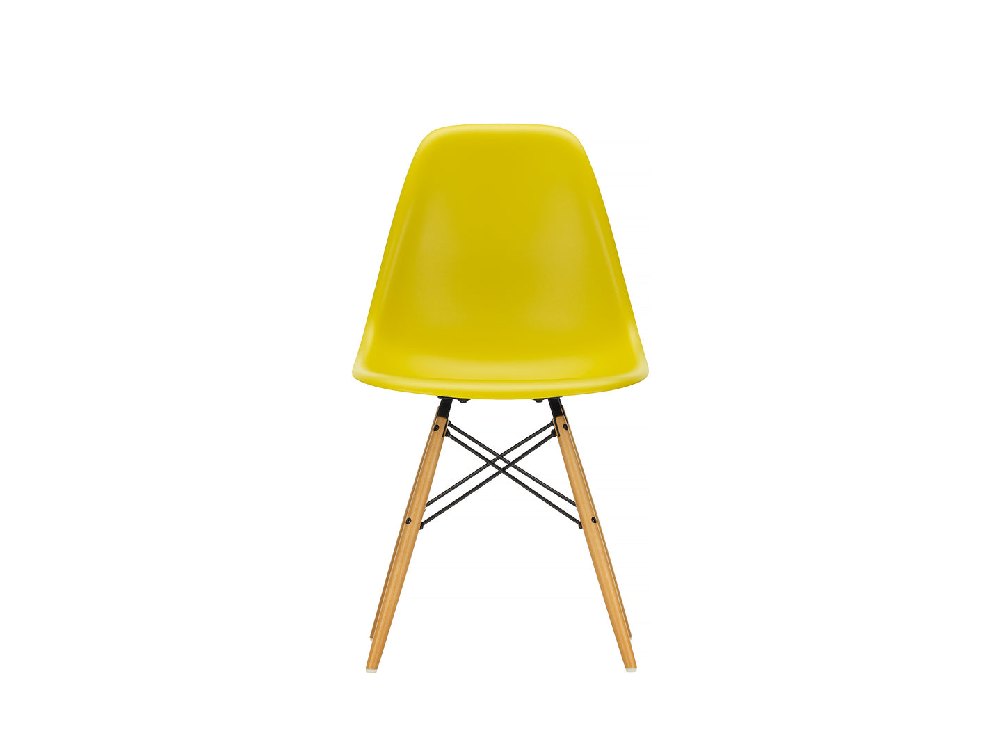 Vitra Eames DSW Plastic Side Chair - Mustard 34