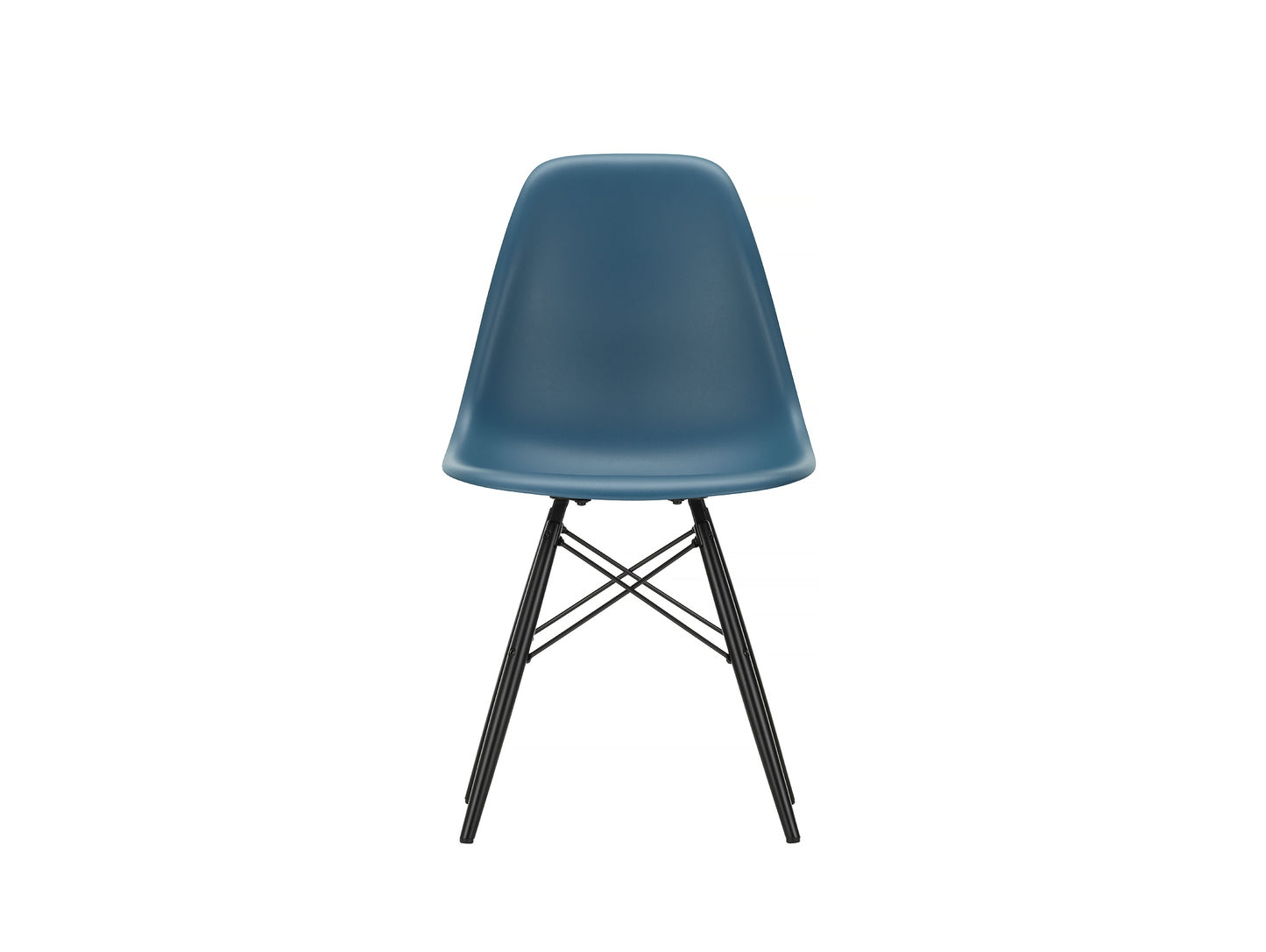 Vitra Eames DSW Plastic Side Chair - Sea Blue 83