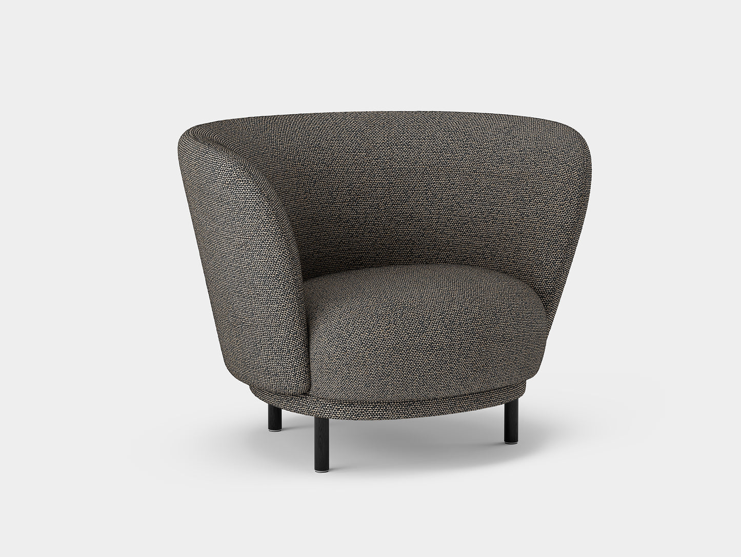 Dandy Armchair by Massproductions - Safire 001 / Black Oak