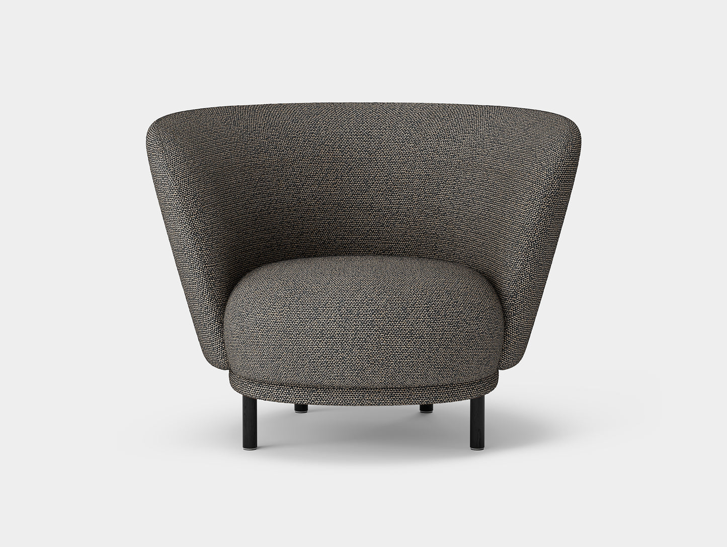 Dandy Armchair by Massproductions - Safire 001 / Black Oak