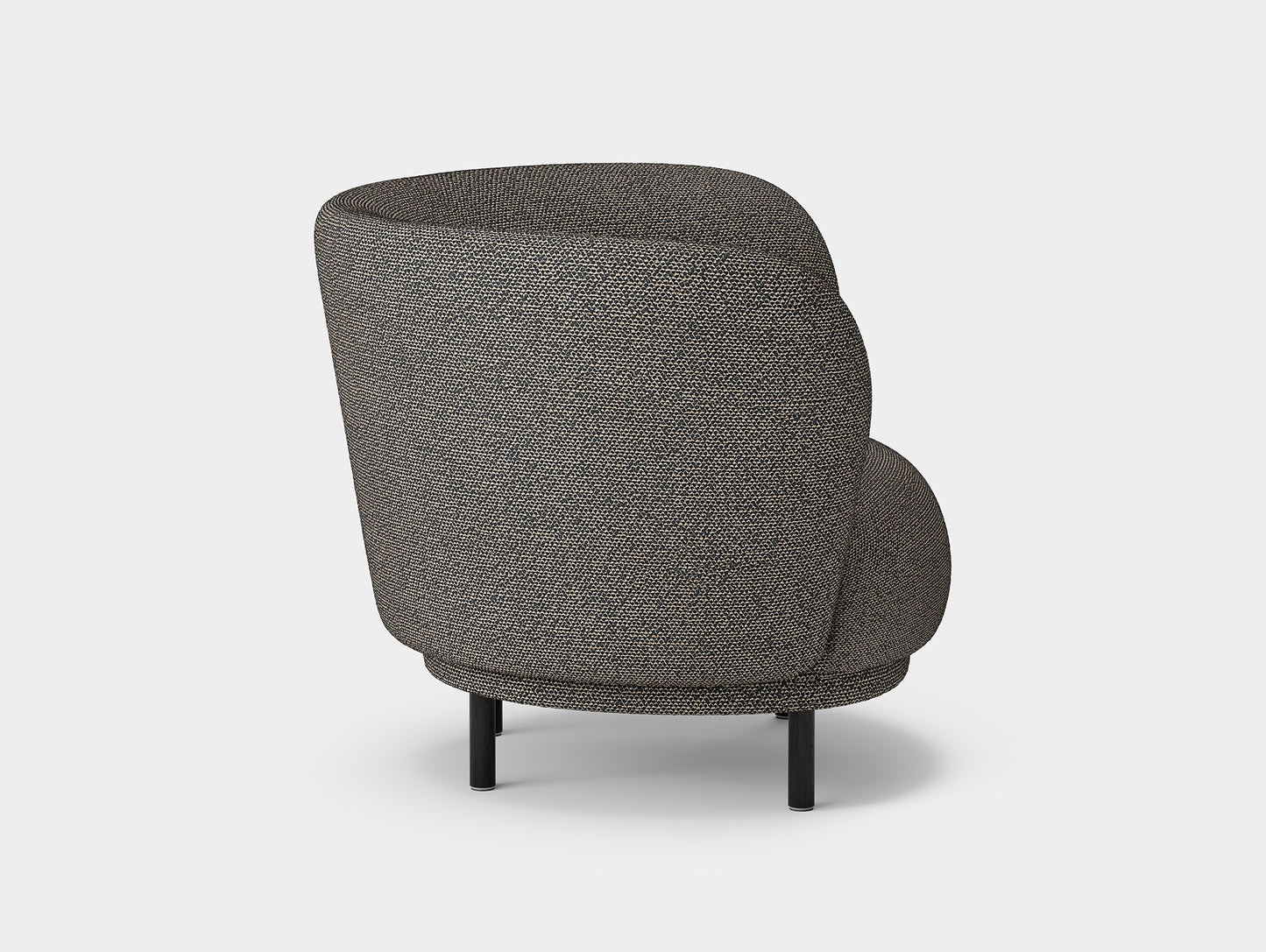 Dandy Armchair by Massproductions - Safire 001 / Black Oak