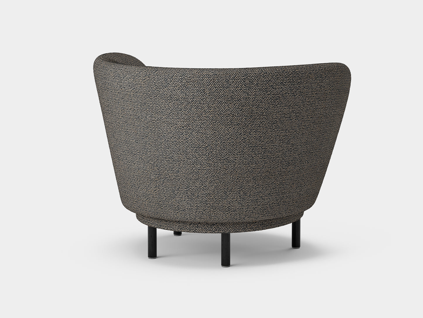 Dandy Armchair by Massproductions - Safire 001 / Black Oak