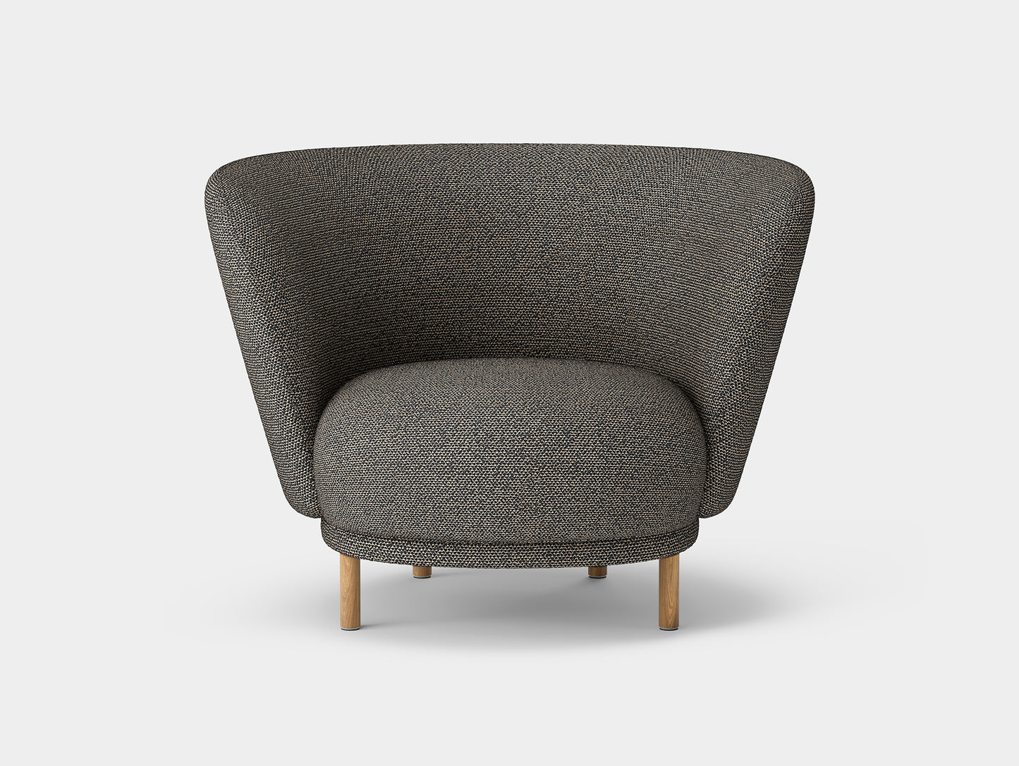 Dandy Armchair by Massproductions - Safire 001 / Natural Oak