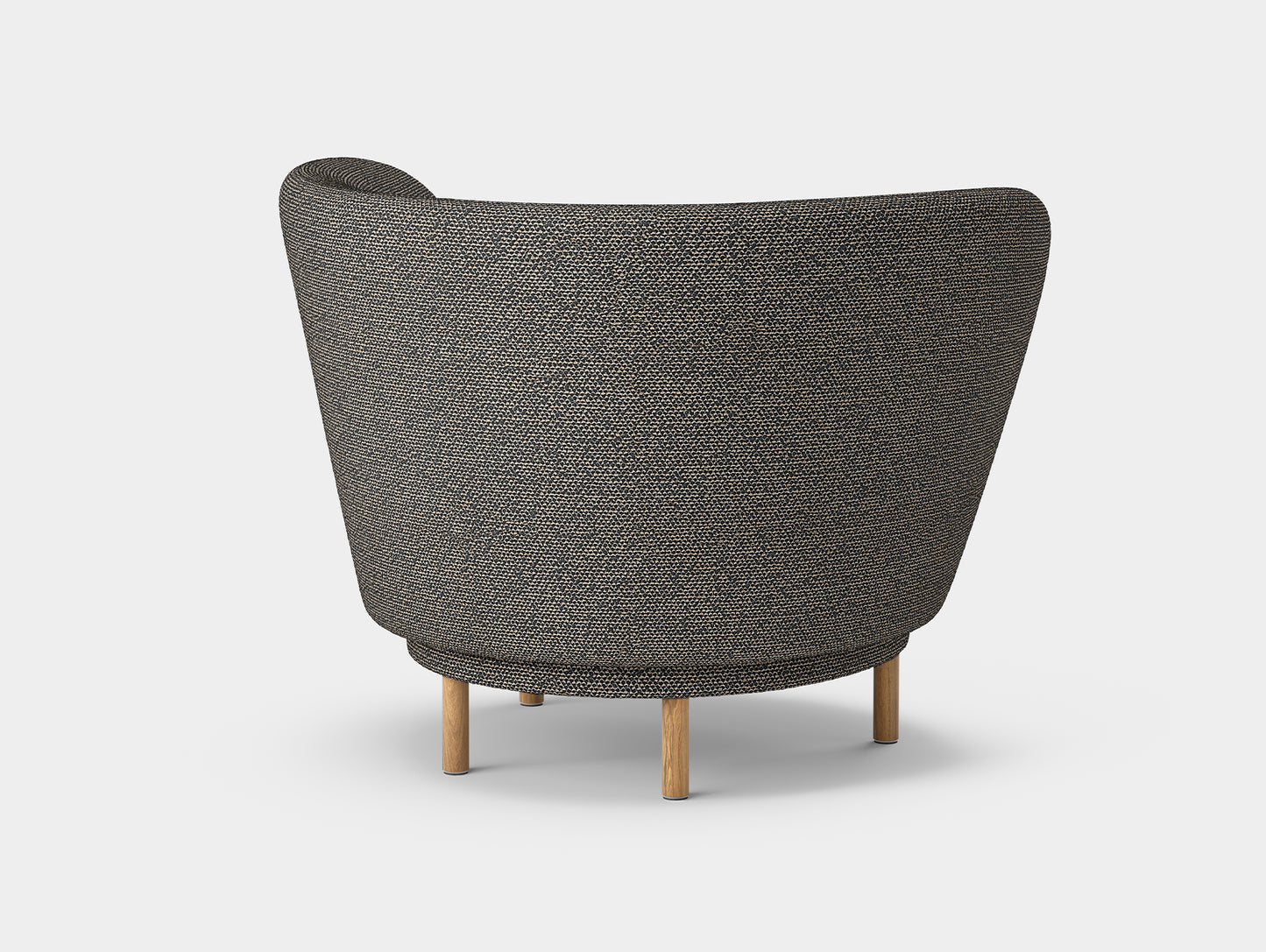 Dandy Armchair by Massproductions - Safire 001 / Natural Oak