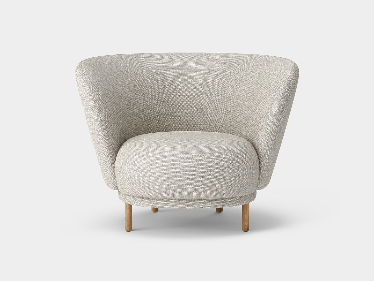 Dandy Armchair by Massproductions - Safire 007 / Natural Oak