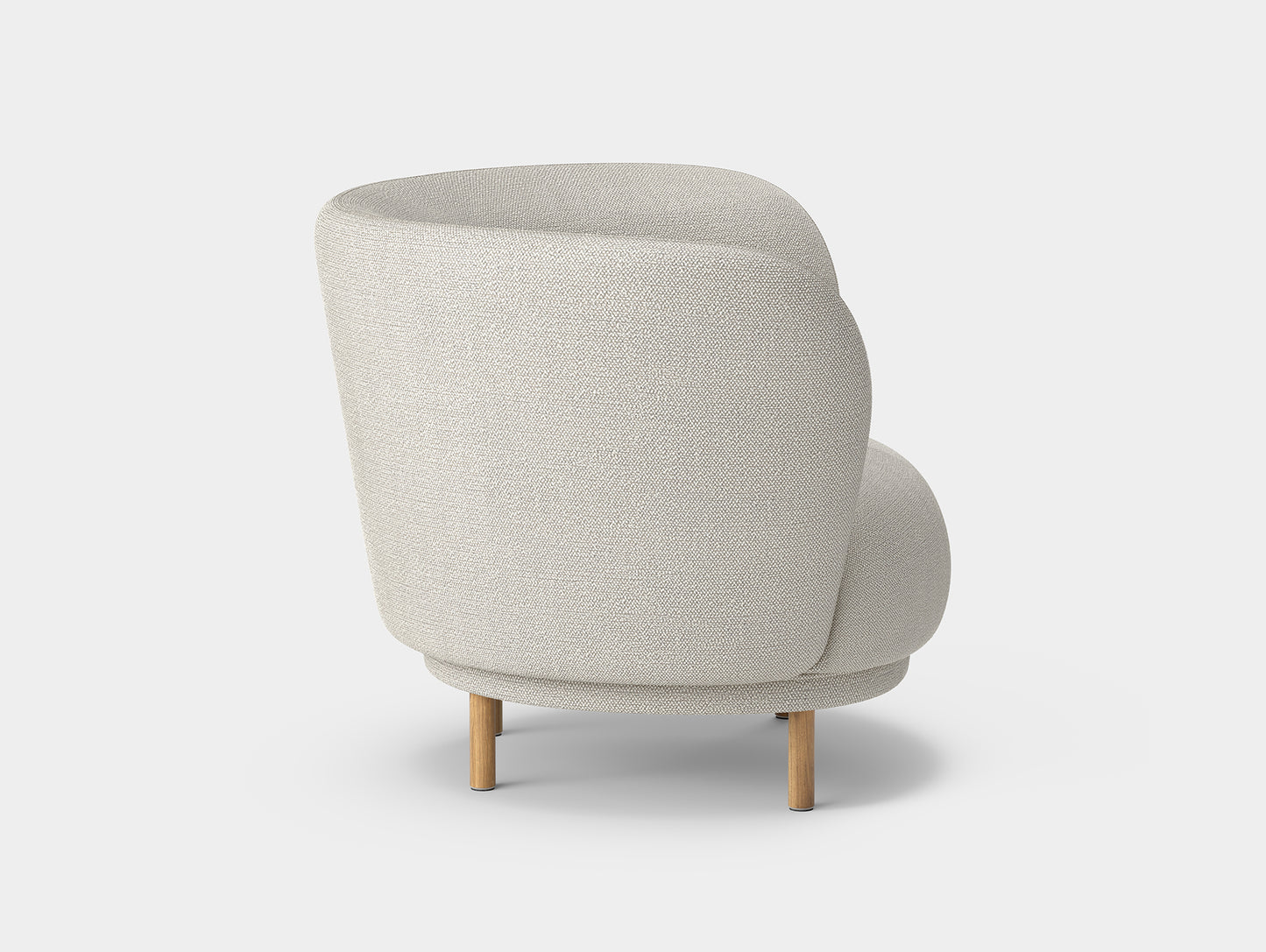 Dandy Armchair by Massproductions - Safire 007 / Natural Oak