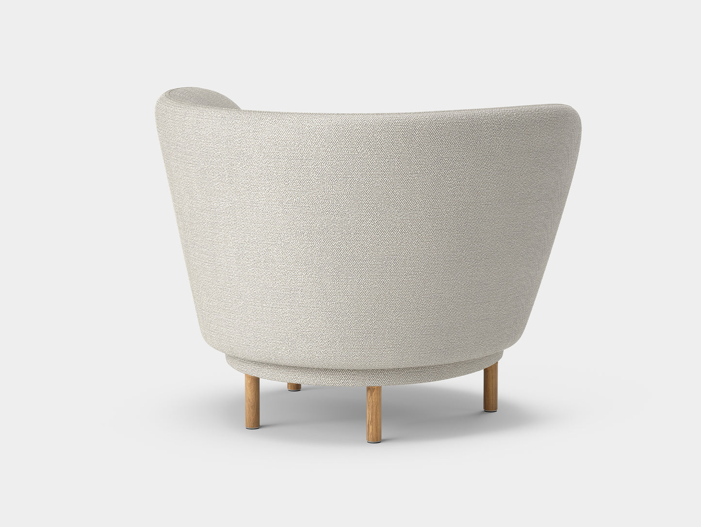 Dandy Armchair by Massproductions - Safire 007 / Natural Oak