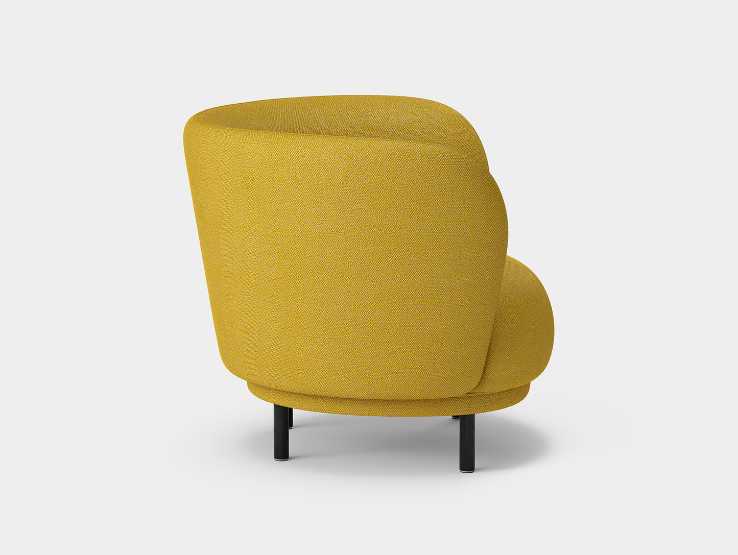 Dandy Armchair by Massproductions - Safire 017 / Black Oak