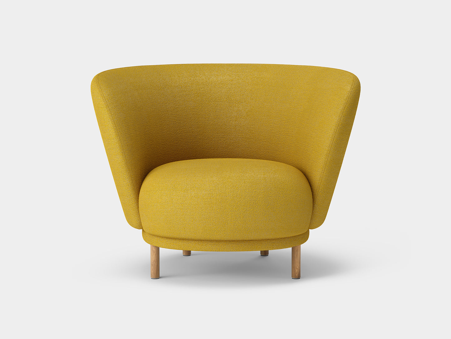 Dandy Armchair by Massproductions - Safire 017 / Natural Oak