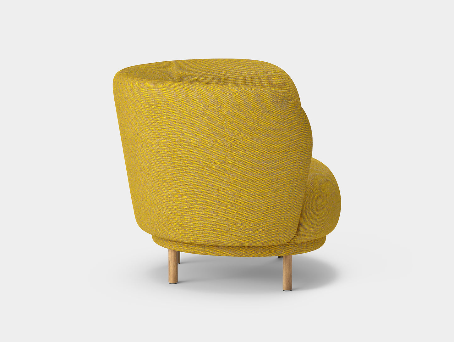 Dandy Armchair by Massproductions - Safire 017 / Natural Oak