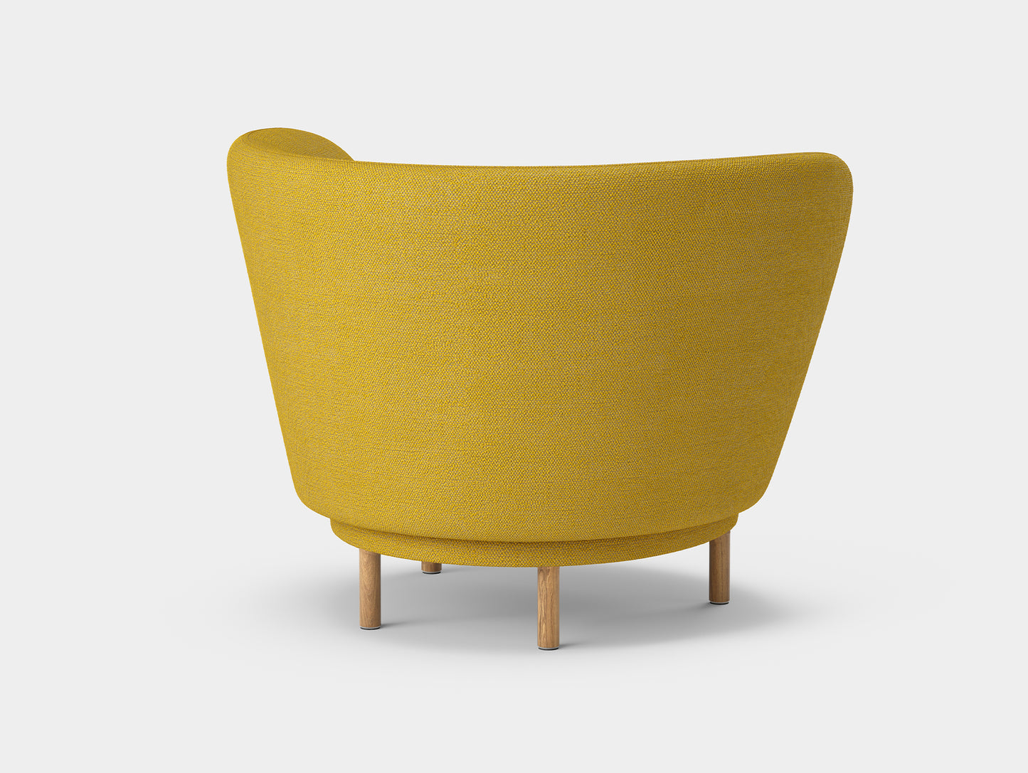 Dandy Armchair by Massproductions - Safire 017 / Natural Oak