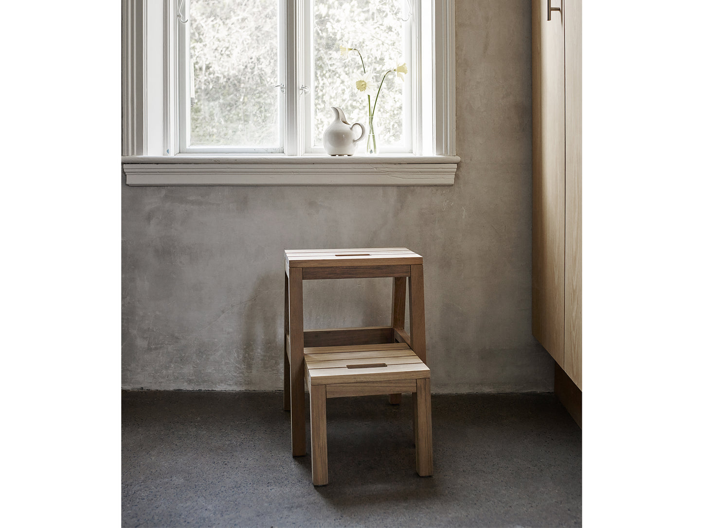 Dania Step Stool, Teak - by Skagerak