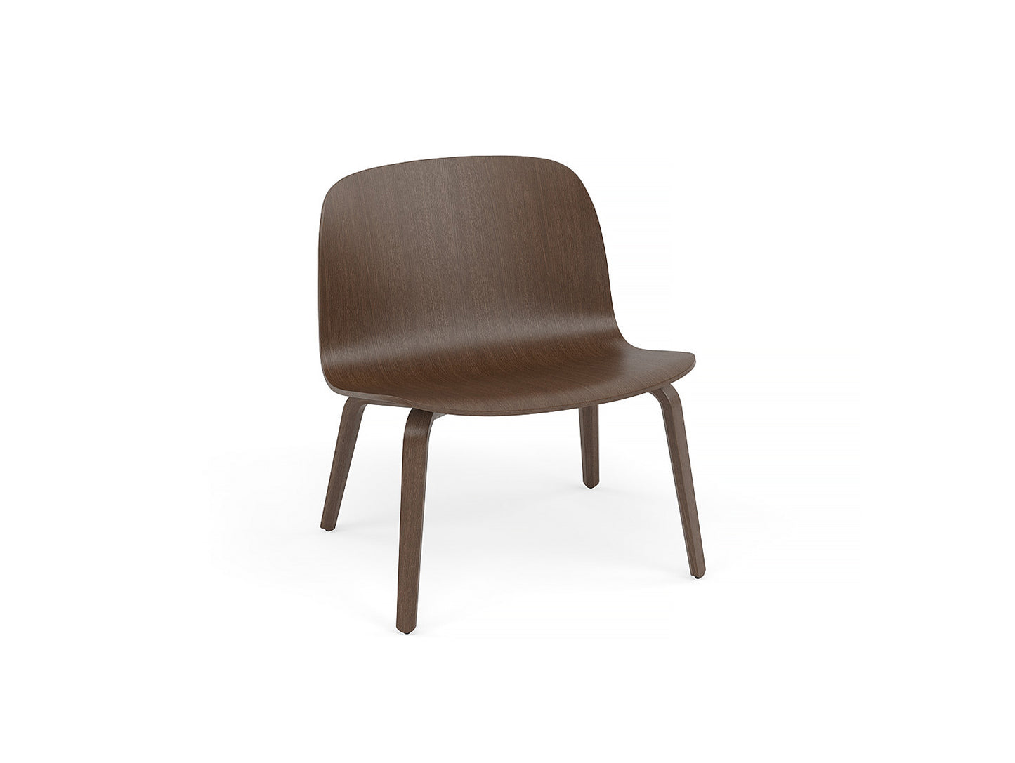 Visu Lounge Chair by Muuto - Dark Brown Oak
