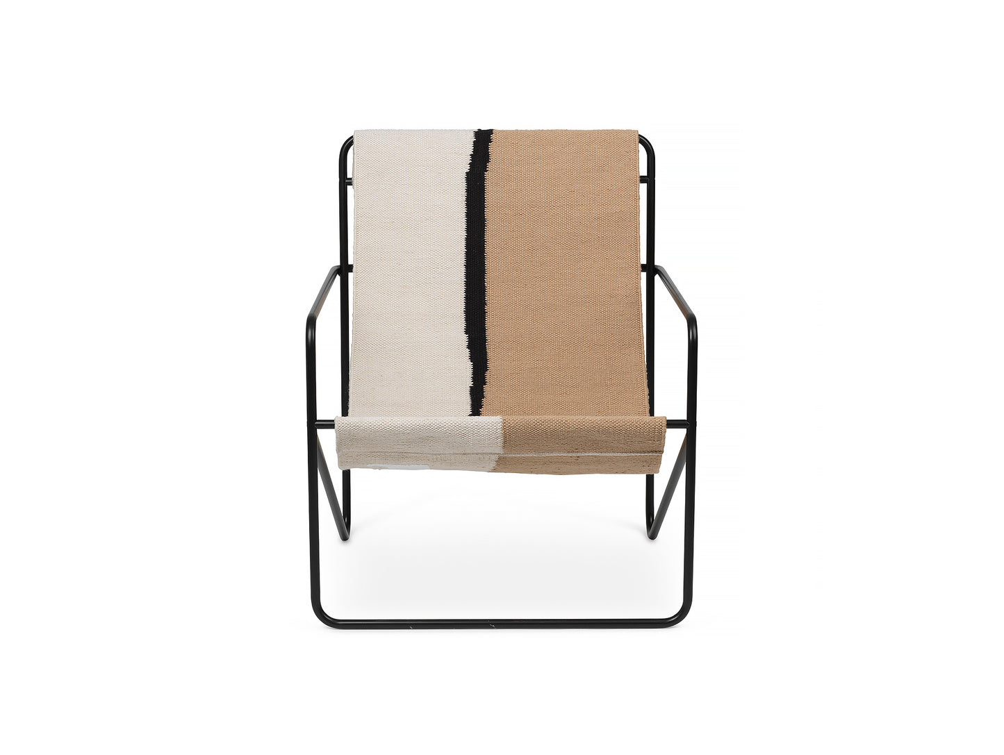 Desert Chair Soil with Black Frame by Ferm Living