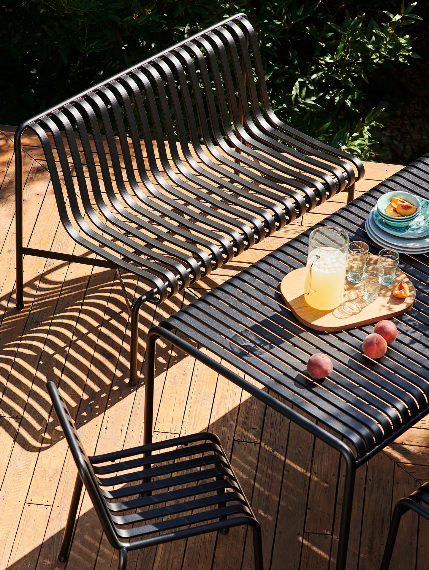 HAY Palissade Dining Bench - Anthracite