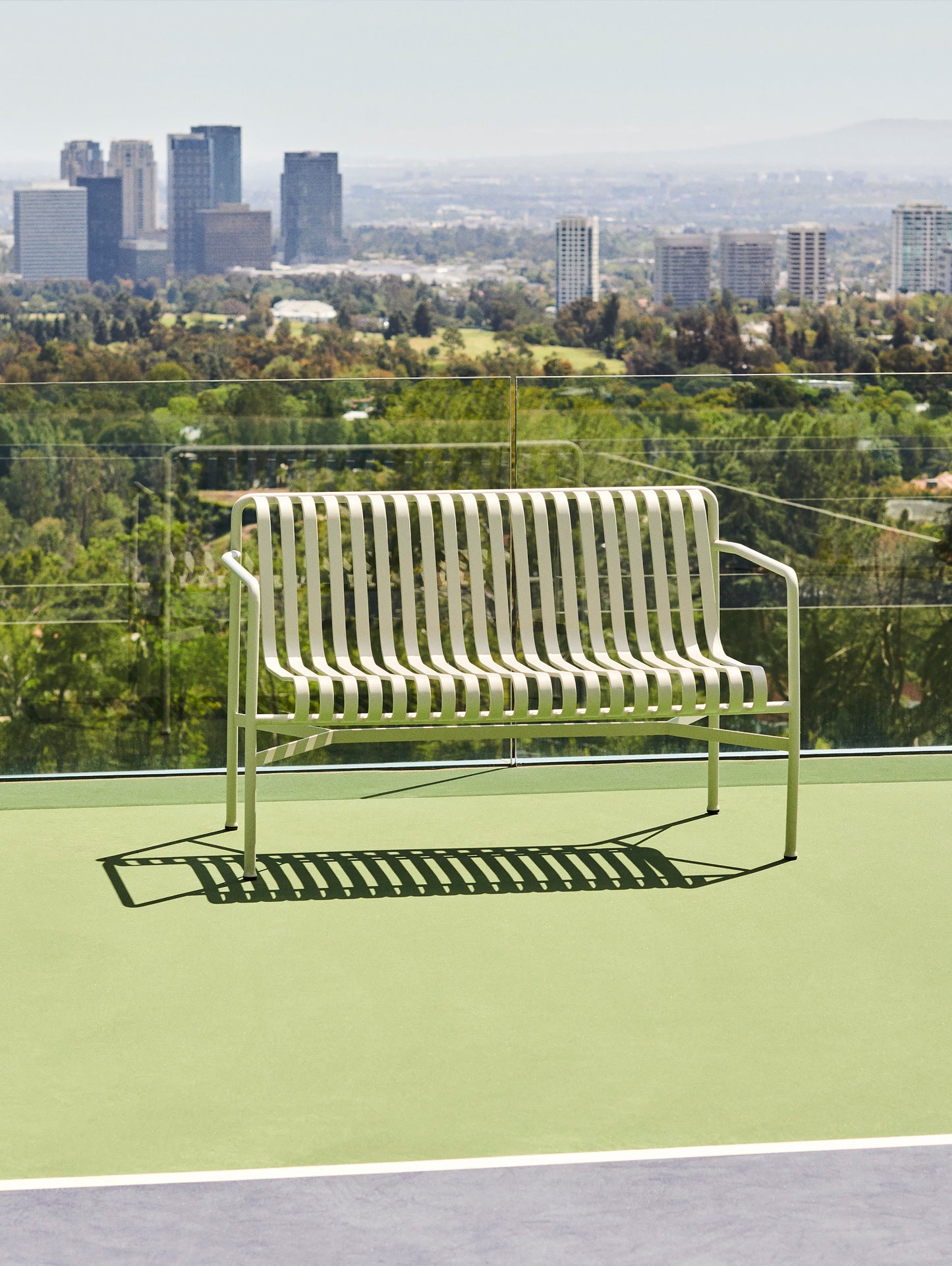 HAY Palissade Dining Bench - Sky Grey