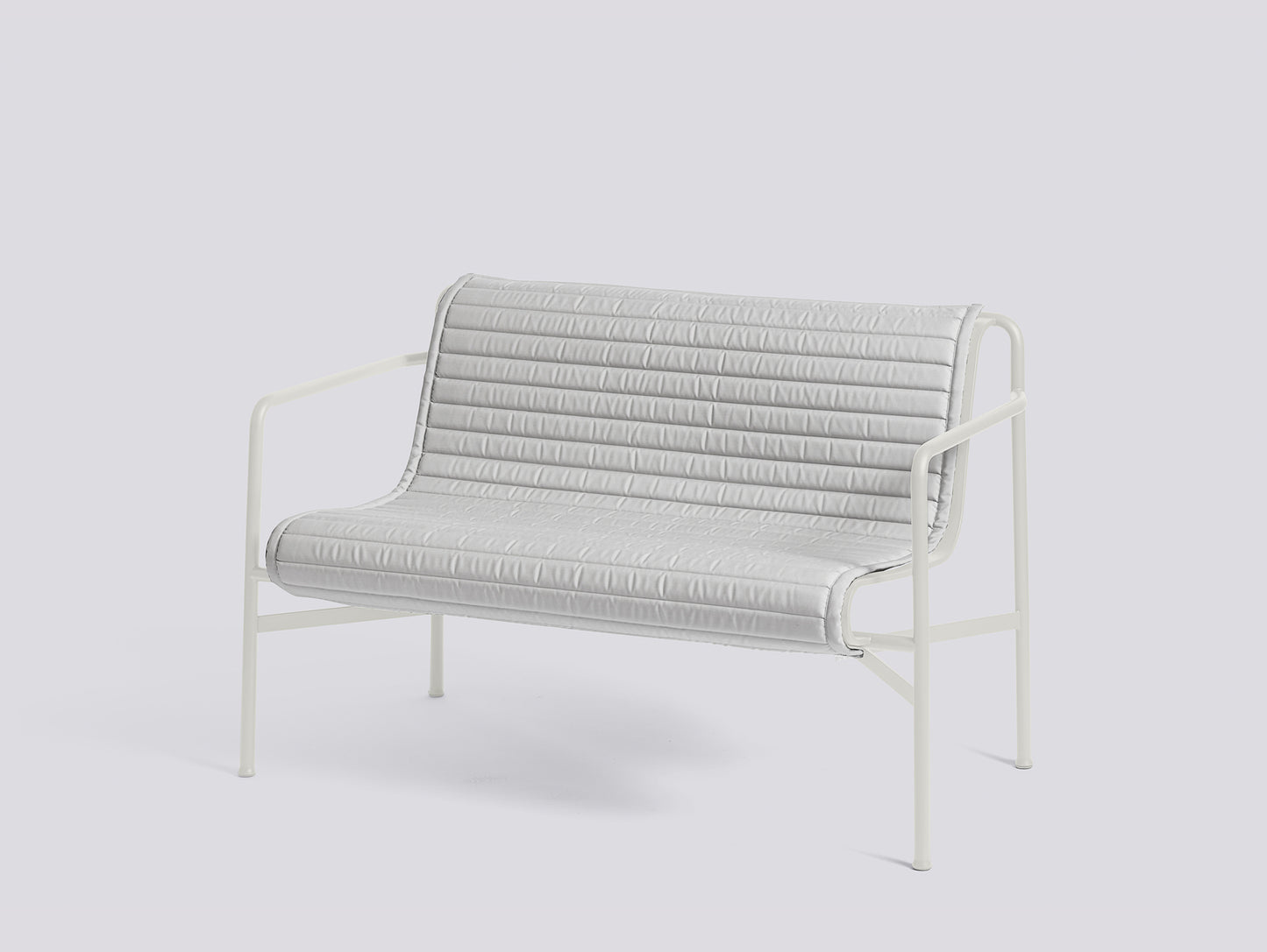 Palissade Quilted Cushions by HAY - Dining Bench, Sky Grey